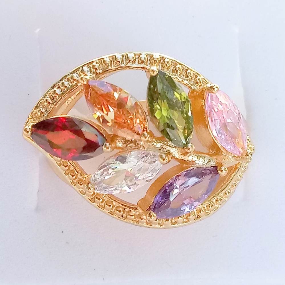 Colorful Gemstone Ring